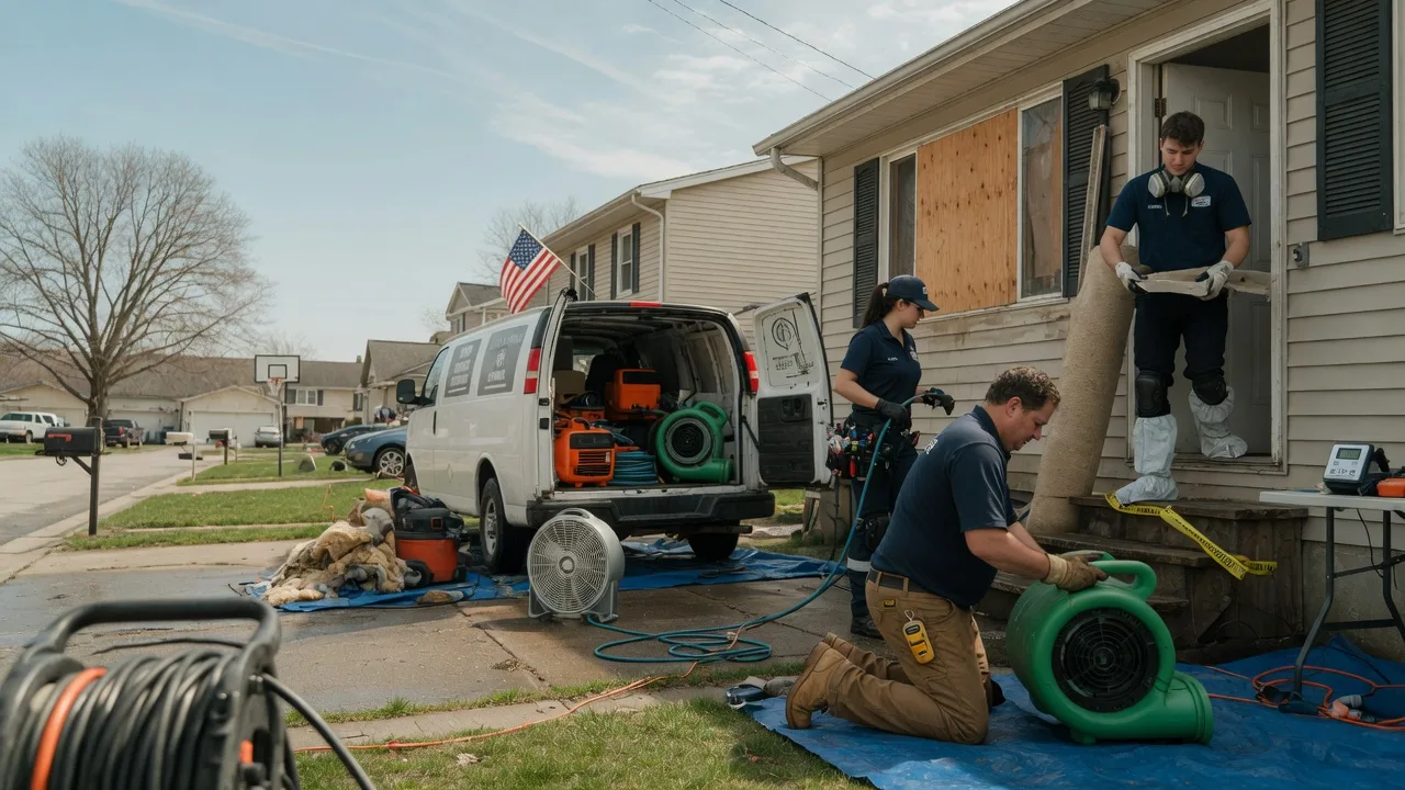 Water Damage Restoration in Blue Rock, OH near me